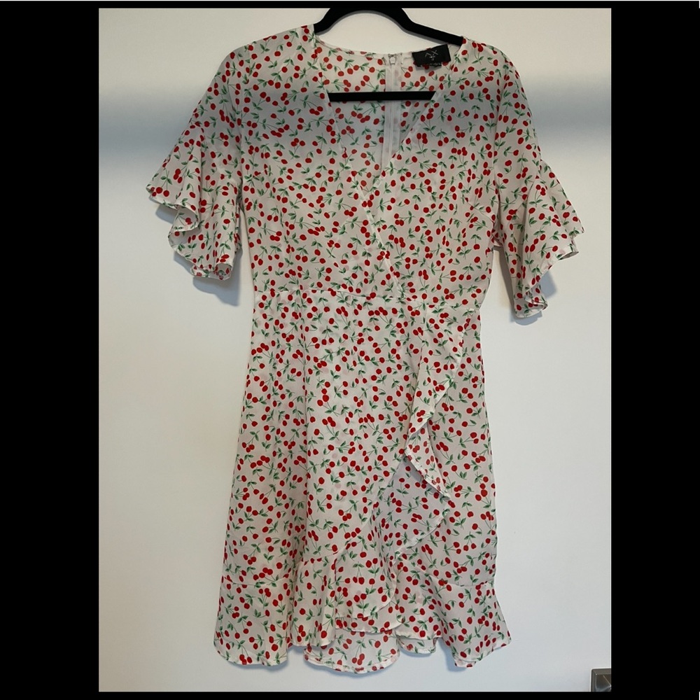 ASOS White wrap dress size 8
